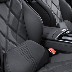 파이널 차량용 메모리폼 커브드 목쿠션 등받이쿠션, 1개, 카본블랙 허리쿠션