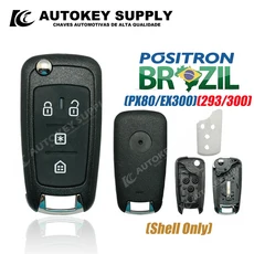 쿠쿠스토어 AutokeySupply AKBPS109 PX80 컴플리트 더블 프로그램 293 EX300 브라질 포지트론 플렉스, 01 Only Shell, 03 20PCS