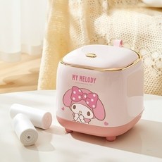 산리오 미니 휴지통 귀여운 캐릭터 마이멜로디 사무실 탁상 화장대 원터치 쓰레기통, 헬로키티-탁상용미니휴지통