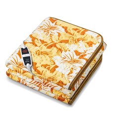 독일 보이로 전기요 싱글 더블 미니 전기매트 전기방석 전기장판 캠핑용 휴대용 행사 증정, 트럼펫 플라워, 01.보이로 전기요 1인용(80x150cm)