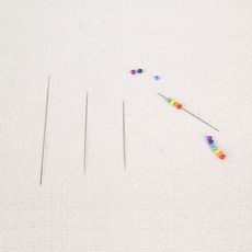 (대 중 소) 배바늘 비즈 비딩 바늘 공예용 시즈비즈 악세사리 부자재