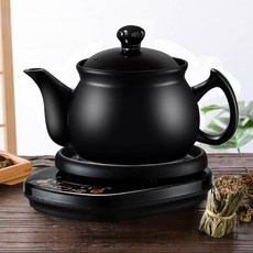 전기 약탕기 업소용 한의원 중탕기 도자기 한약 달임기 세라믹 가정용, D4 블랙 베이스 500W