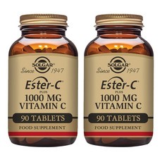 SOLGAR Ester-C Plus維他命C錠 1000mg, 90顆, 2罐