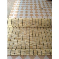 대나무발 대형 롤 커튼 파티션 갈대발 사생활가림 바닥매트