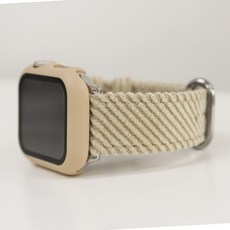 우먼스9999 애플워치 8 7 6 5 4 3 SE 호환 가능 데일리 코듀로이 스트랩 밴드, 42/44/45mm, 베이지