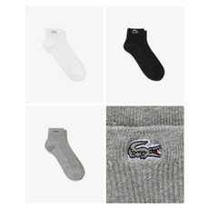 라코스테 LACOSTE (여성 25FW 여성 립 조직 발목 양말 RA015E-55N 3컬러 택1 396862