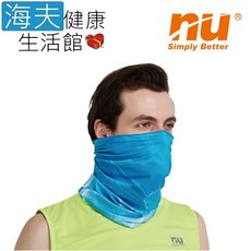 【海夫健康生活館】恩悠數位 NU 冰紗頭巾(水波紋、油畫風), 1個, 水波紋