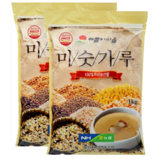 [강원도양양농협] 고단백 미숫가루 단백질27% [설악산 자락의 해풍 맞은 청정농산물 HACCP인증] - 하조대농협, 2개, 1kg