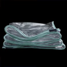 방풍 비닐 커튼 파티션 농업용 업소용 주차장, 0.35mm 흰색 끈 1x1m