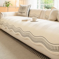 Onekr 사계절 워싱 면소파패드 미끄럼 방지 부드러 쇼파매트