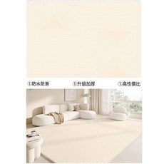 DIU 地毯客廳免洗可擦新款茶几沙發臥室牀邊毯地墊地毯大面積全鋪家用, 1個, 水晶絨-迴路