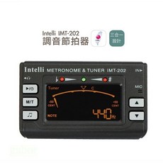 Intelli IMT-202 3合1 調音節拍器, 黑色, 1個