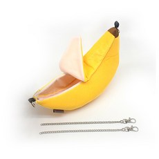 러브펫 햄스터 곤충 소동물 은신처 숨숨집 카르노 바나나 해먹, 1개