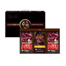 명절 수제 소고기 육포 5종 추석 설날 선물세트 손잡이 박스포장