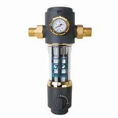 자동 가정용 청소 정수기 필터 정수 여과기, 블랙 방향 4/6포인트 범용 인터페이스, 1개