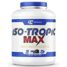 RONNIECOLEMANSIGNATURESERIES ISO-TROPIC MAX高含量蛋白質 德國巧克力口味, 1個, 2.3kg