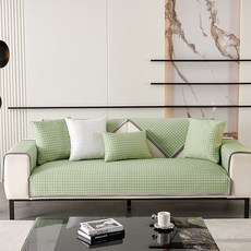 따봉오빠 봄 여름 쿨 엠보 스크래치 오염 방지 소파 패드 커버 RDB074