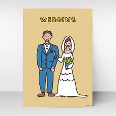 뚜뚜아트 감성 가족 포스터 We are family3, 02. Wedding