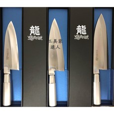 工具家達人 台灣保國菜刀王 鐵八角龍出刃魚刀 厚切日式料理包丁, 1個, 刃長 165mm 額外磨利