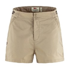 Fjällräven 女 Abisko Hike 短褲 淺卡其色 型號 14600178