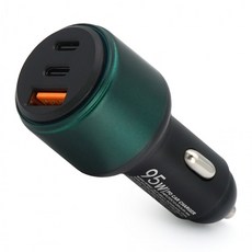 자동차 차량용 고속 충전기 시거잭 QC3.0+PD 95W 그린 MS, 단품
