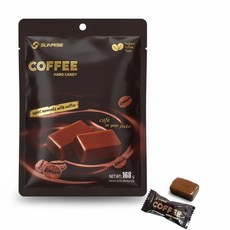 선라이즈 커피 캔디 168g 커피맛 하드 사탕
