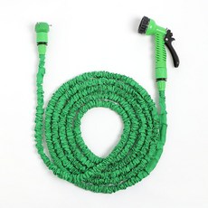 고압 매직호스 15M 그린 마당 세차 호스 3배확장호스