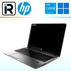 HP HP 저렴한 업무용 가성비 싼 사무용 리퍼 노트북 15인치 PROBOOK 450 G2 i3 4005U 방전, 블랙, 120GB, 8GB, WIN10
