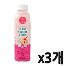 요아정 드링킹요거트 피치, 3개, 500ml