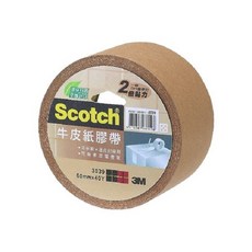 3M 牛皮紙膠帶 60mm 40碼 單捲, 詳見包裝, 牛皮紙色, 1個
