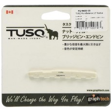 graphtech 그래프테크 TUSQ PQ-9600-C0 MICROBALANCE 12" RADIUS ACOUSTIC SADDLE 피에조 픽업용 안장, 1개
