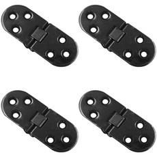 Compact 180 Degree Foldable Hinge Space Efficient Hinges Rustproof Build Smooth Swing compatible wi, 4개, Black, 9CC1801357_LSX