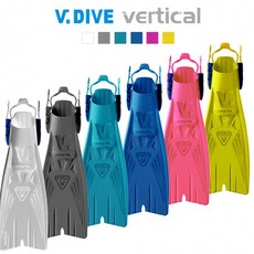 游龍潛水 V.DIVE F776 高品質100% Rubber [全橡膠]可調式蛙鞋, 黃,L