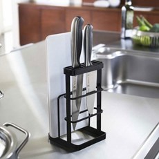 미니멀리즘 칼 도마 거치대 화이트 주방정리대 도마정리대 도마꽂이