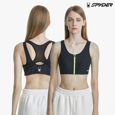 [스파이더] 여성 프로웹 프론트 집 브라탑 SPGFCNBR281WBLK 554994