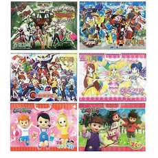 비오스리빙 어린이 스케치북 캐릭터 그림 미술 낙서 문구 학용품 유아용캐릭터스케치북, 여아용랜덤배송