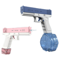 電動連發水槍, 1個, 小款(2彈匣)-少女粉