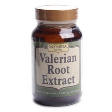 Only Natural 纈草根萃取軟膠囊 1000mg, 60顆, 1罐