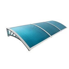렉산캐노피 야외 발코니 어닝 입구 현관 차양막 처마, D. 두 개의 괄호로 100cm100을 돌