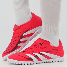 아디다스 어린이 축구화 안정적인 착용감의 주니어 풋살화 TF화 인조잔디용 키즈 터프화 맨땅겸용 여성 스포츠화 벨크로 싸커 신발