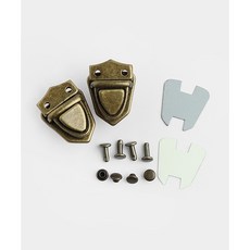 퀼트스타 슬러쉬 가방후크 25mm_엔골드, 앤틱골드, 1세트