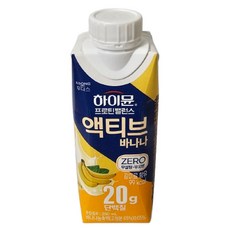 하이뮨 프로틴 밸런스 액티브 바나나 ZERO, 18개, 250ml