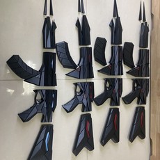 瓦羅蘭特週邊武器道具-暴徒AK異星霸主狂徒，無畏契約cos道具，臺灣出貨，全新保真，角色扮演首選, 1個, 75釐米普通款分5節發貨送膠水