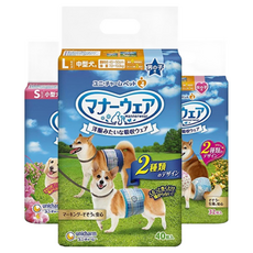 Unicharm嬌聯 消臭大師公母犬禮貌帶 寵物紙尿褲 狗尿布 寵物生理褲, SSS, 40枚入