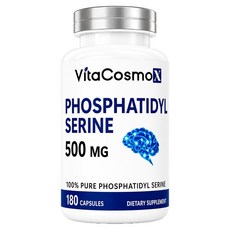 維他科斯莫X 磷脂醯絲胺酸 500毫克 膠囊, 1個, 180錠