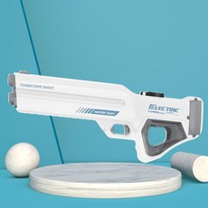 전동물총 대형 자동 전동 물총 워터건 싱글 배터리 물출구 물밤 으로샷 성인 아동용 연사, F.마카롱Haoyue화이트배터리2세트