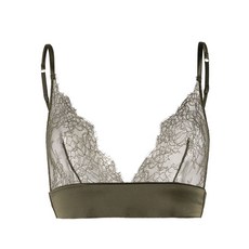 메종클로즈 레이스 디테일 트라이앵글 컵 브라