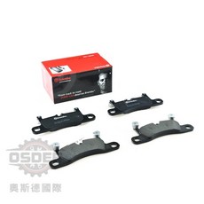 BREMBO 後煞車皮 來令片 適用於 保時捷 CAYENNE 奧迪 Q7 料號 95835293900, 1個, 後煞車皮一組,陶瓷纖維-少粉塵；少異音(新版是銀色)