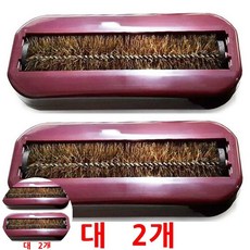 러그청소도구 와인색 대형 무전원 먼지청소기 2개입 침대 카페트 머리카락 제거용 브러쉬 수동 반영구 휴대용 차량용 청소, 본상품