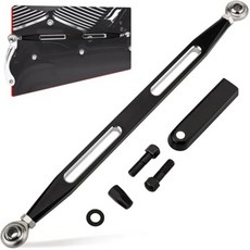 HAZAWA Shift Linkage 로드 기어 시프터 레버 할리 데이비슨 킹 투어링 소프테일 다이나 스트리트 글라이드 1986 2024와 호환 롱 슬롯 블랙 185159